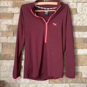 Pink Maroon zip up